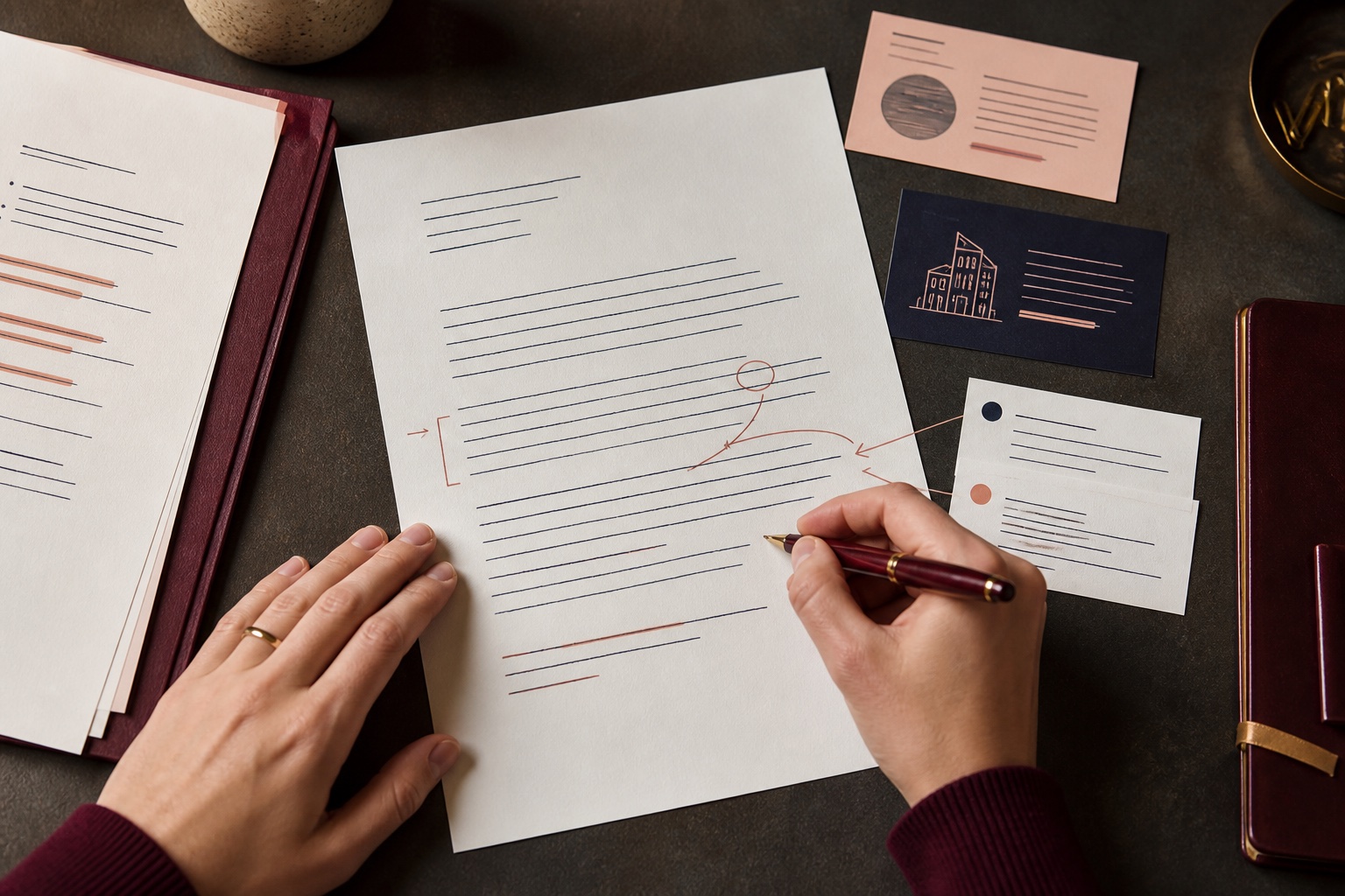 Cover letter revised with job research and resume evidence cards