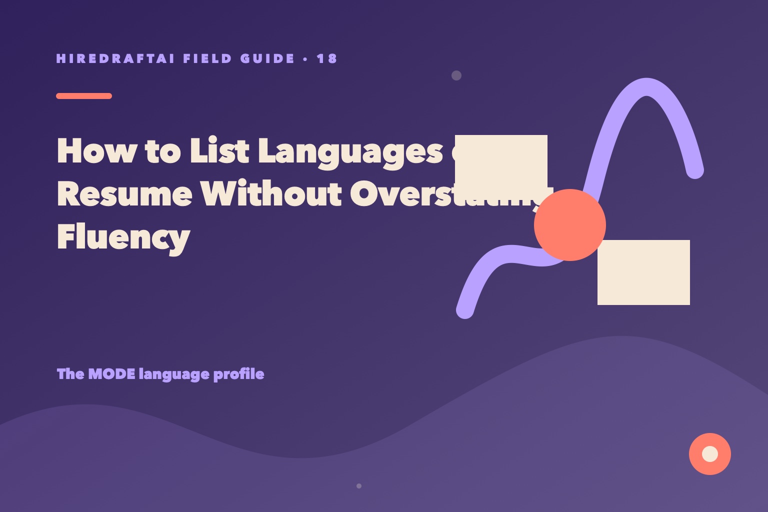 A multilingual resume language section mapped to speaking reading and writing evidence