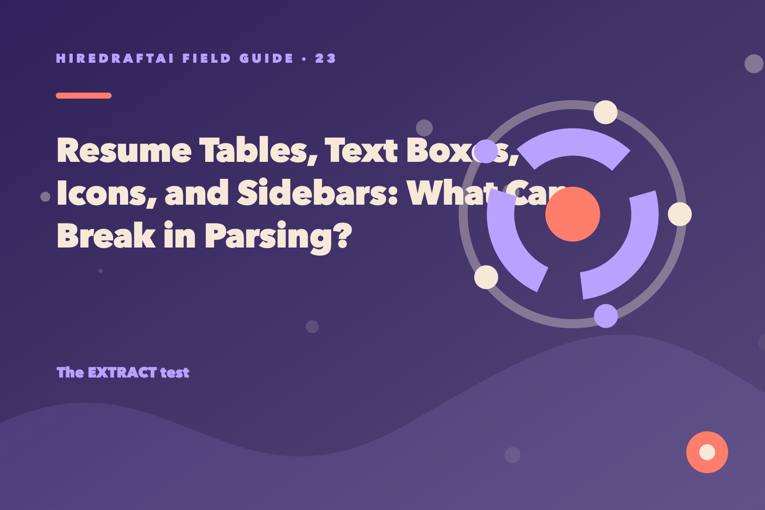 Resume components are disassembled into text boxes icons tables and a clean linear reading order
