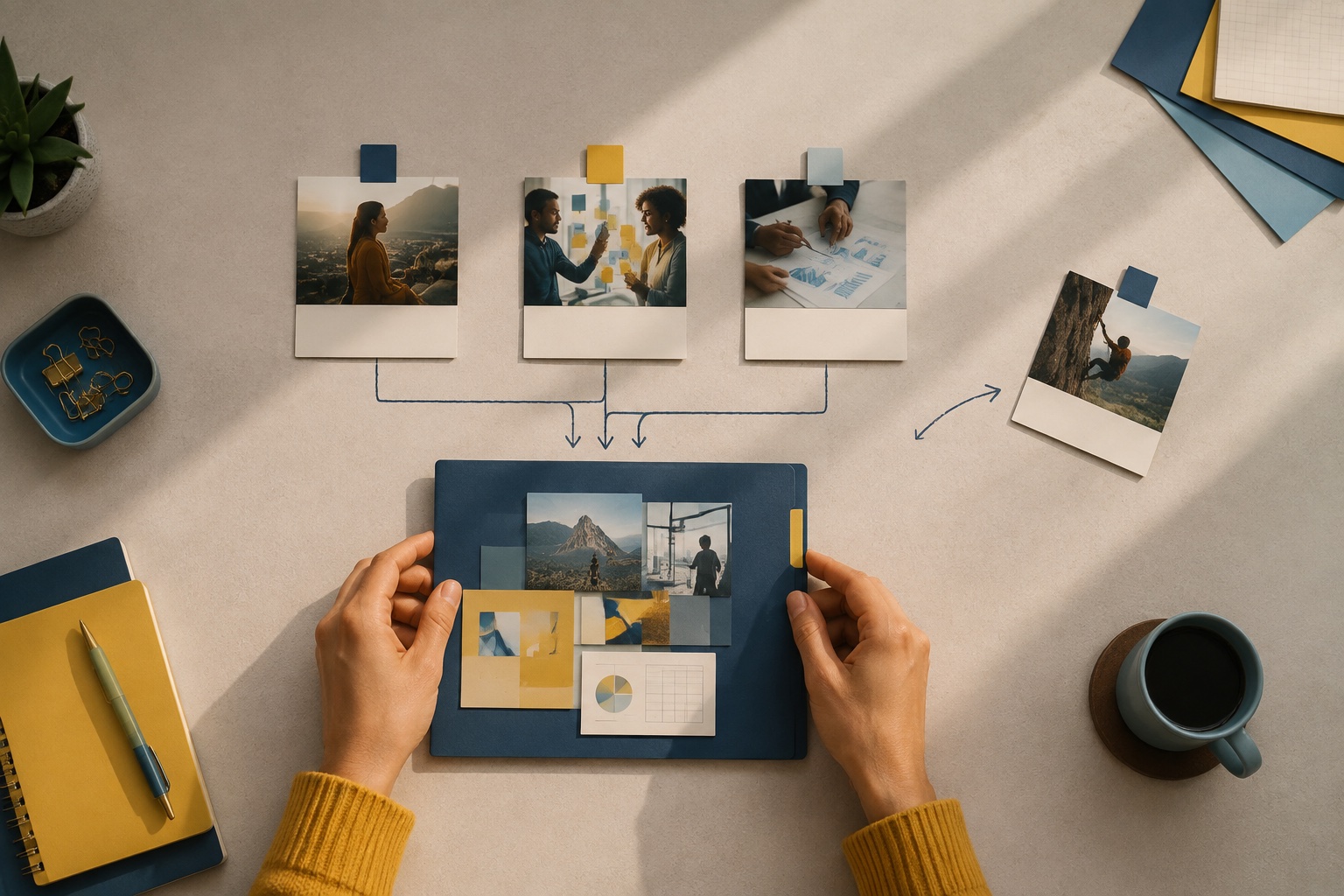 A candidate maps several related jobs at one company to one evidence portfolio while setting aside an unrelated role