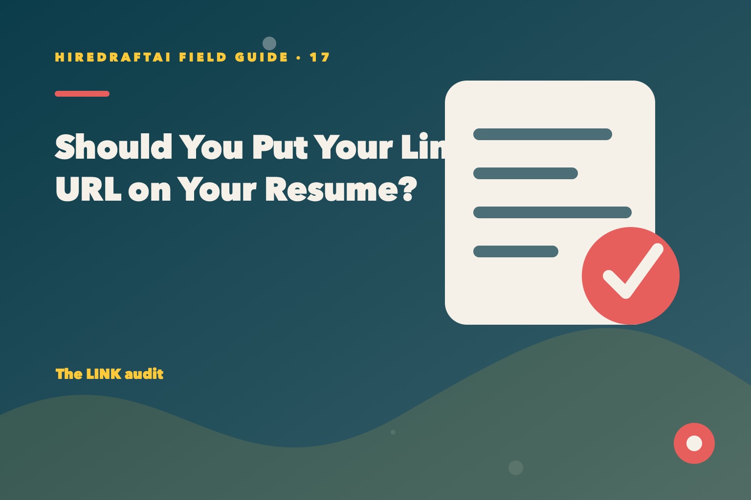 A resume contact line connects to a carefully reviewed professional profile on a phone