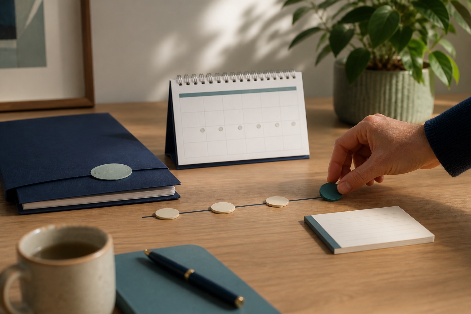 An application follow-up timed and recorded on one job-search timeline