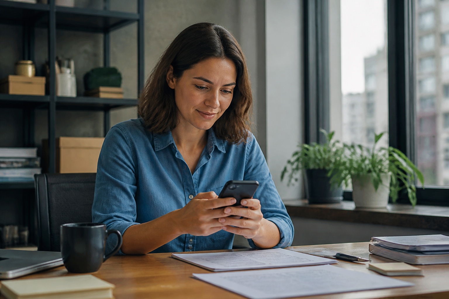 A job seeker drafting a concise recruiter message after researching a role
