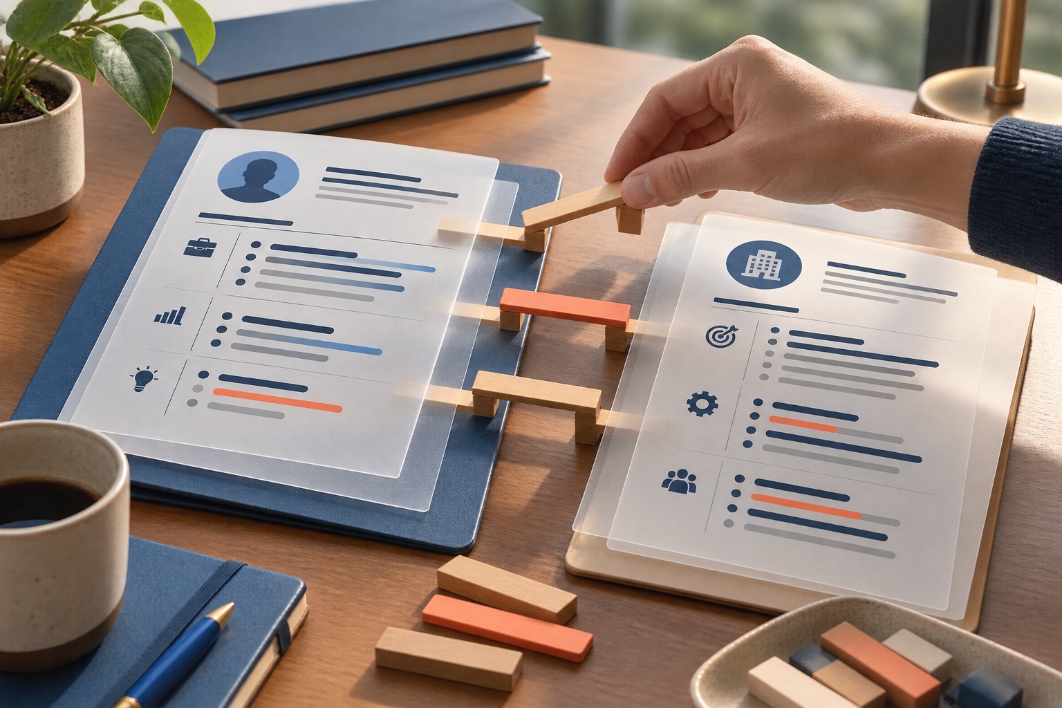 Supported resume evidence bridging meaningful job-description gaps