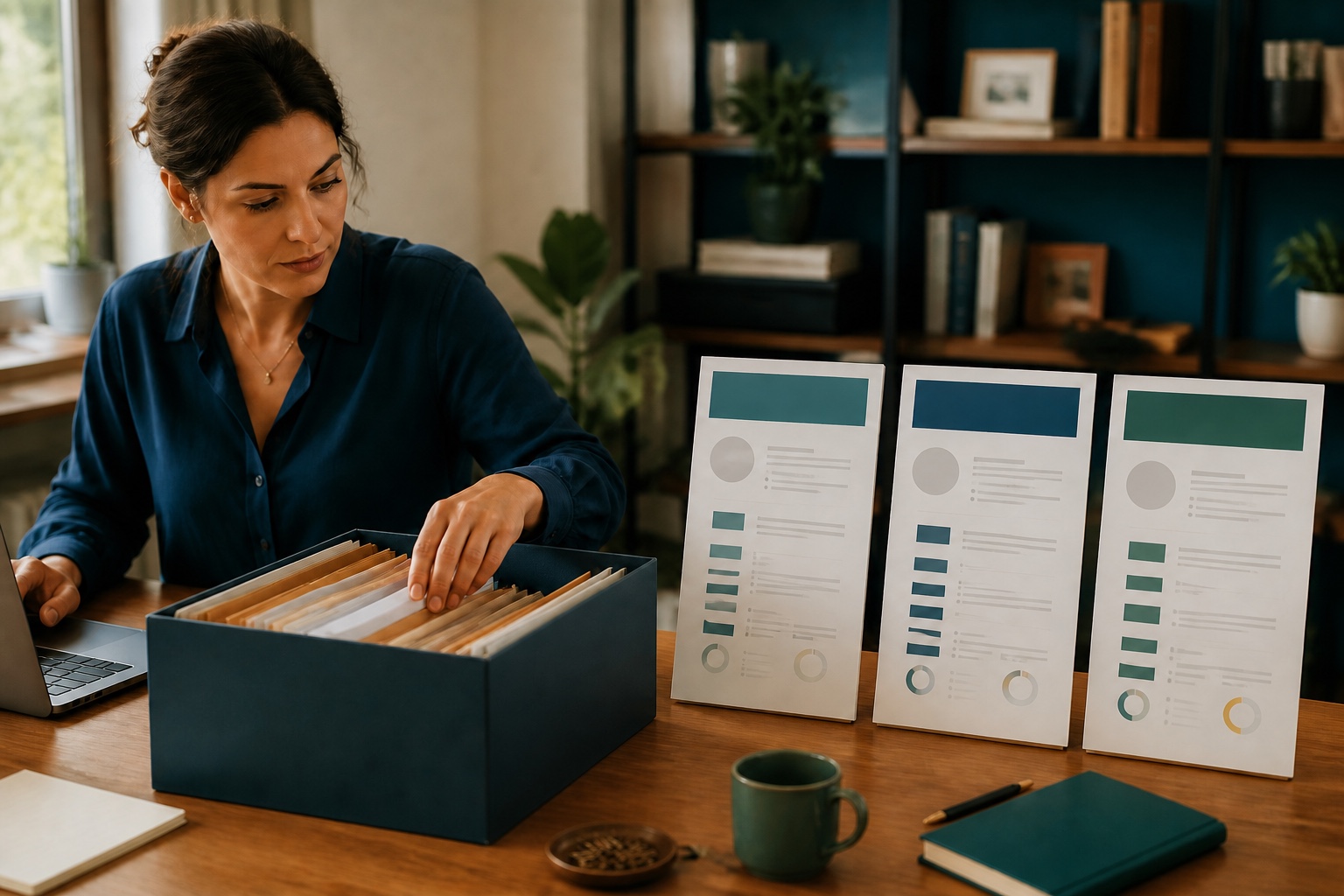 One evidence archive supporting distinct resume profiles for different role families